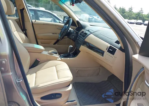 2008 BMW X3 3.0Si из США, поврежденный, VIN WBXPC93438WJ04342